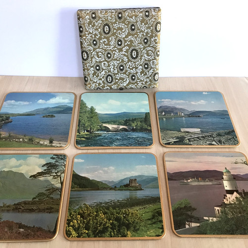 Vintage scottish scenery - scottish, small
